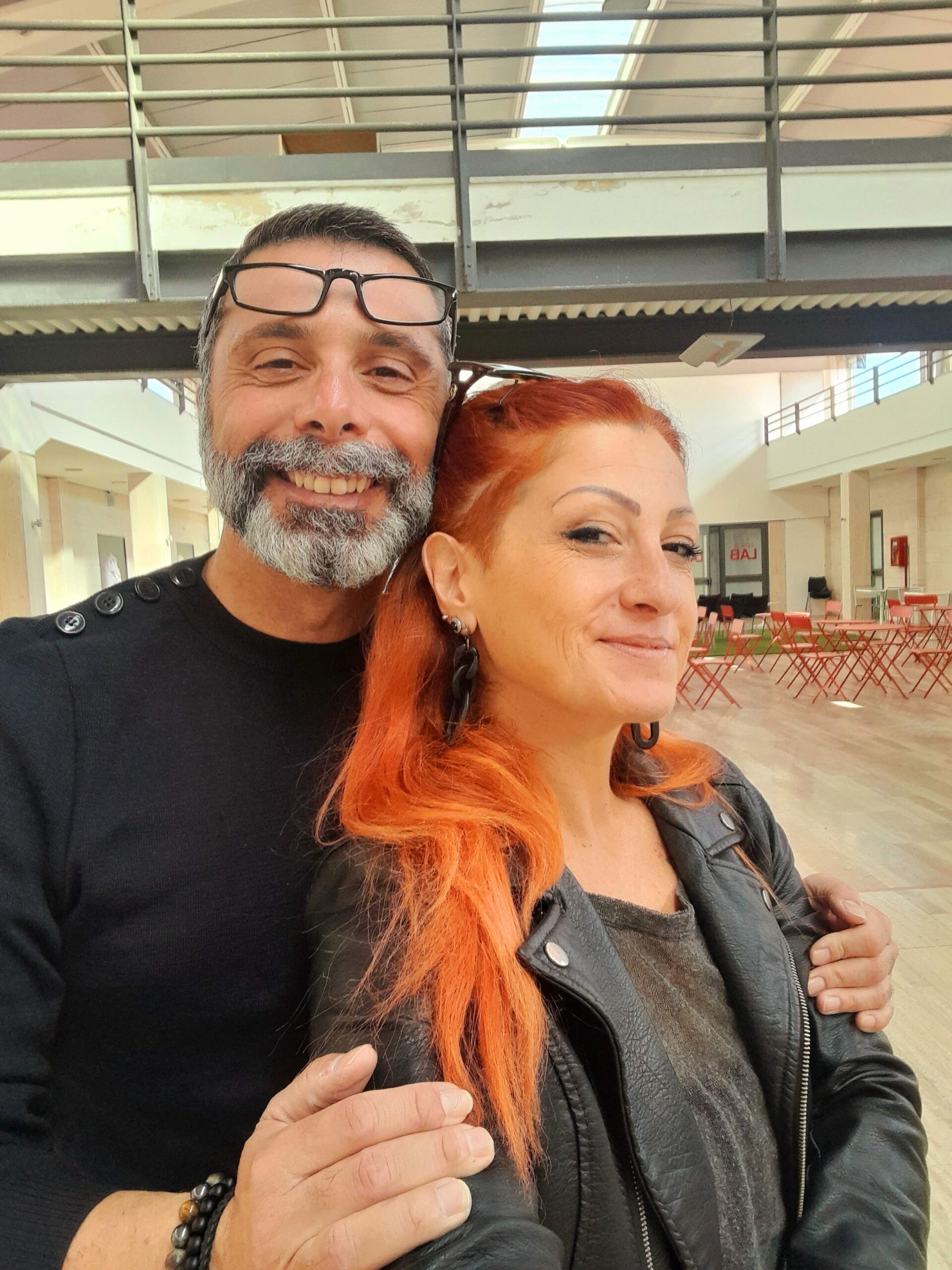 foto con il critico Luigi Fusco -min